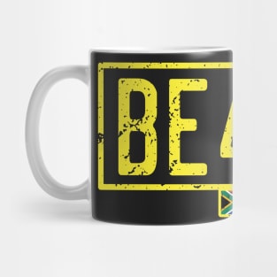 Befok License Plate Be4ok Mug